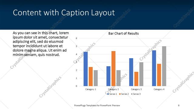 Content with Caption presentation slide layout
