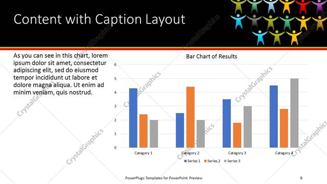 Content with Caption presentation slide layout