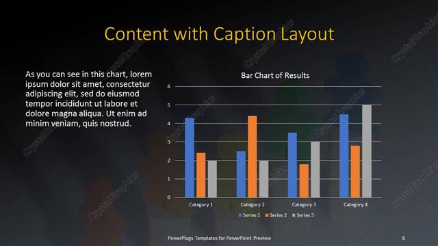 Content with Caption presentation slide layout