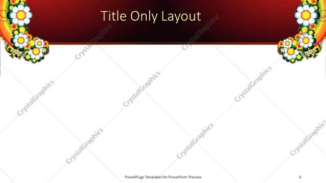 Title Only presentation slide layout