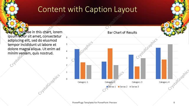Content with Caption presentation slide layout