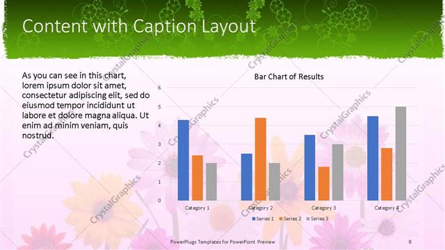 Content with Caption presentation slide layout