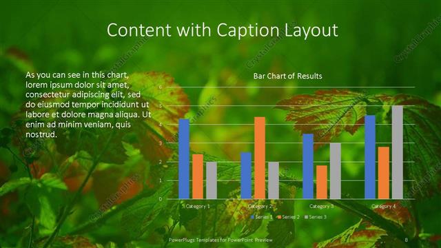 Content with Caption presentation slide layout