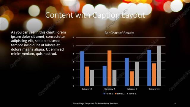 Content with Caption presentation slide layout