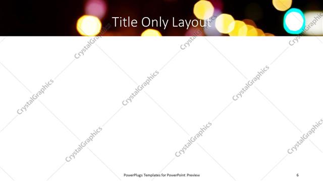 Title Only presentation slide layout