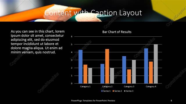 Content with Caption presentation slide layout