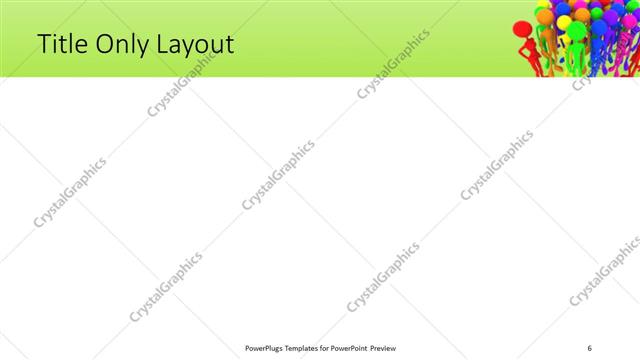 Title Only presentation slide layout