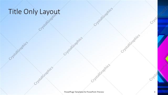 Title Only presentation slide layout