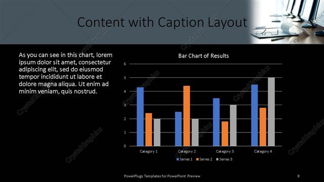 Content with Caption presentation slide layout