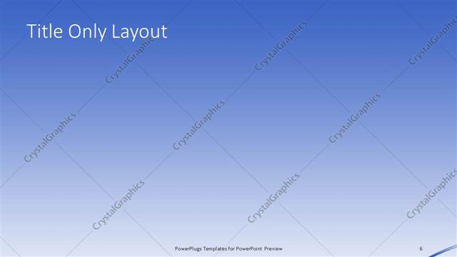 Title Only presentation slide layout