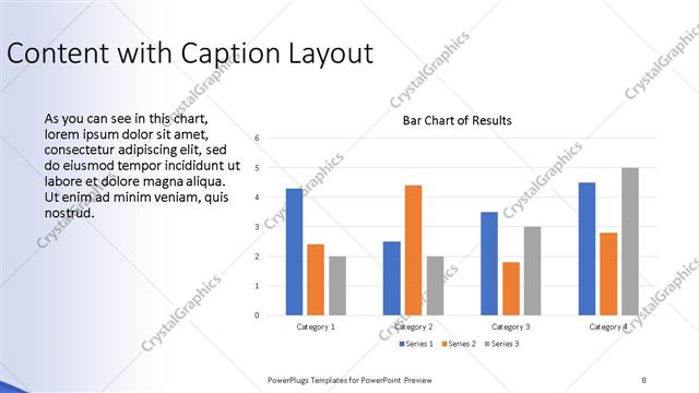 Content with Caption presentation slide layout
