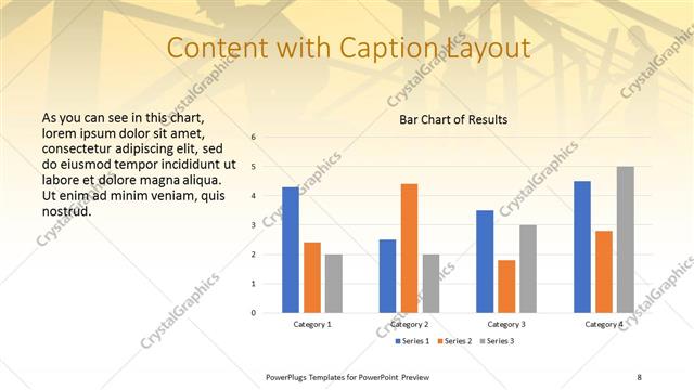 Content with Caption presentation slide layout
