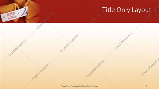 Title Only presentation slide layout