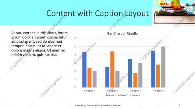 Content with Caption presentation slide layout