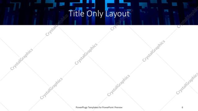 Title Only presentation slide layout