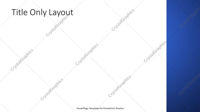 Title Only presentation slide layout