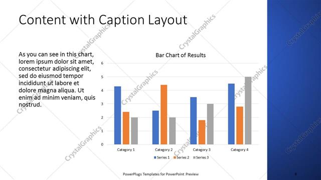 Content with Caption presentation slide layout