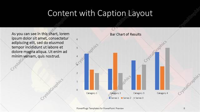 Content with Caption presentation slide layout