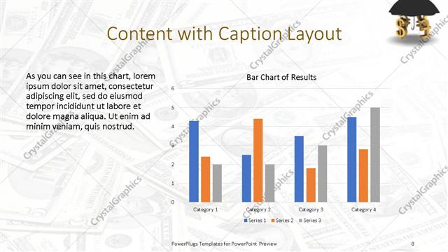 Content with Caption presentation slide layout