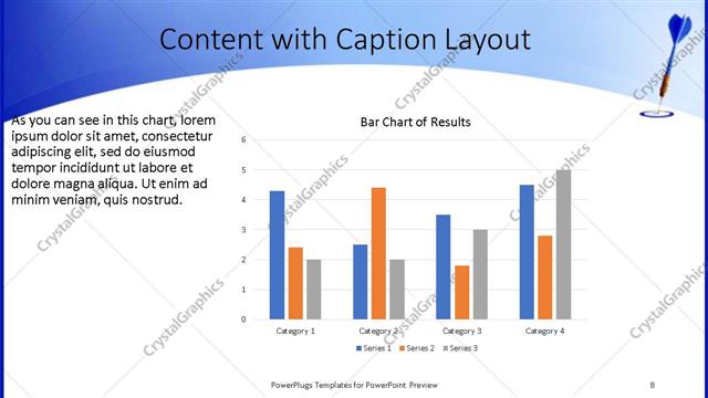 Content with Caption presentation slide layout