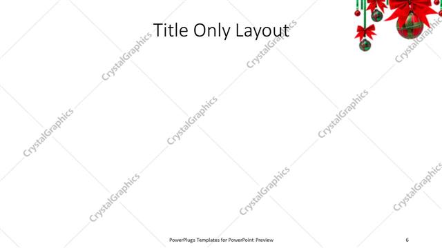 Title Only presentation slide layout