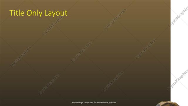 Title Only presentation slide layout