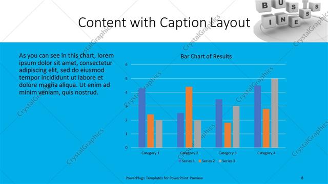 Content with Caption presentation slide layout