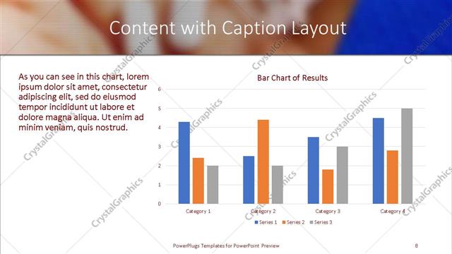 Content with Caption presentation slide layout