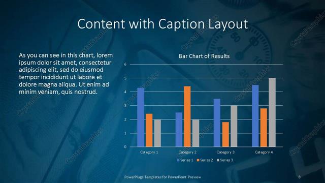 Content with Caption presentation slide layout