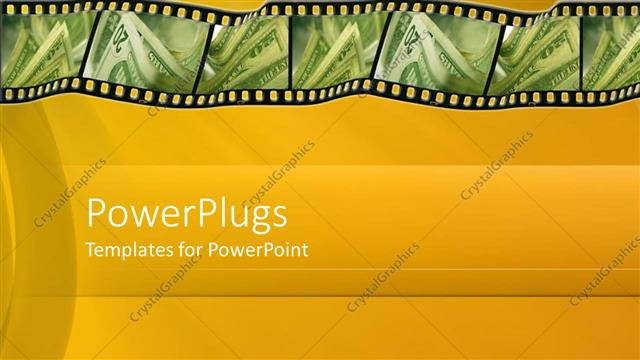  Presentation with frame - A number of dollar notes in the frame