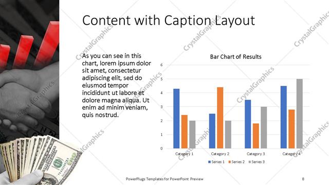 Content with Caption presentation slide layout