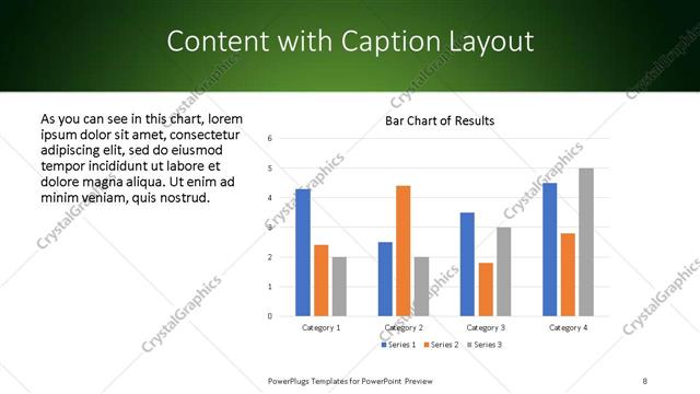Content with Caption presentation slide layout