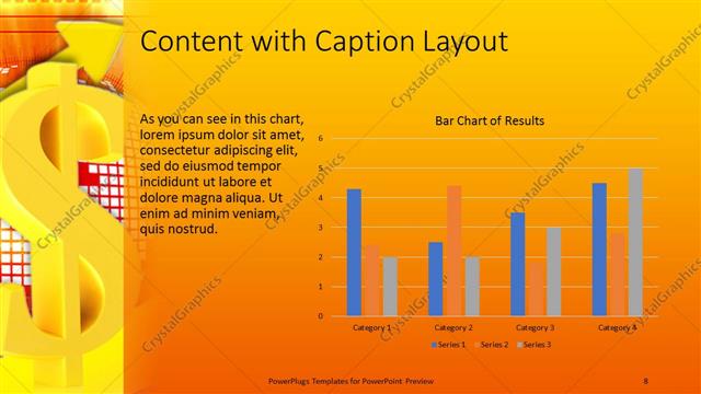 Content with Caption presentation slide layout