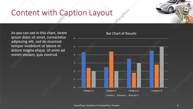 Content with Caption presentation slide layout