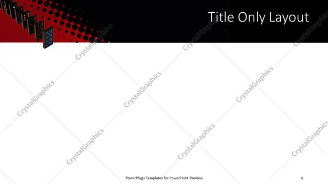 Title Only presentation slide layout