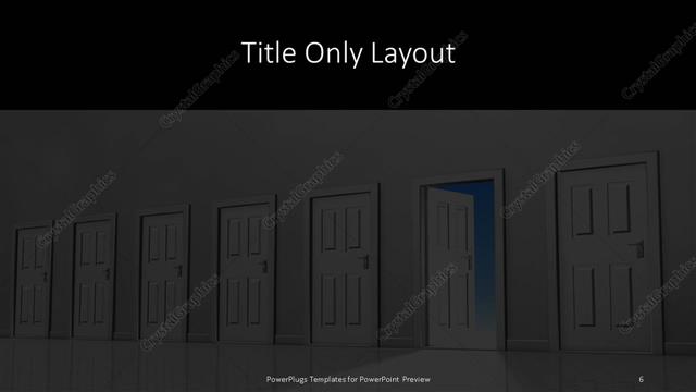 Title Only presentation slide layout