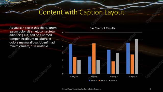 Content with Caption presentation slide layout