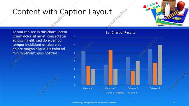 Content with Caption presentation slide layout