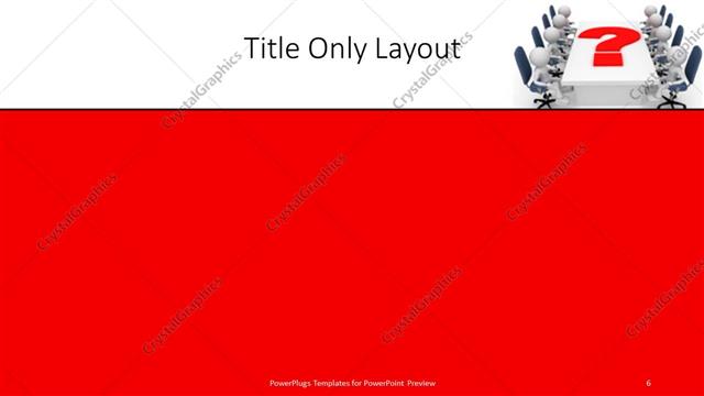 Title Only presentation slide layout