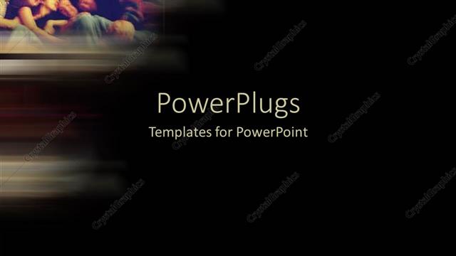  Presentation with members - A number of family members with blackish background