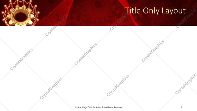 Title Only presentation slide layout