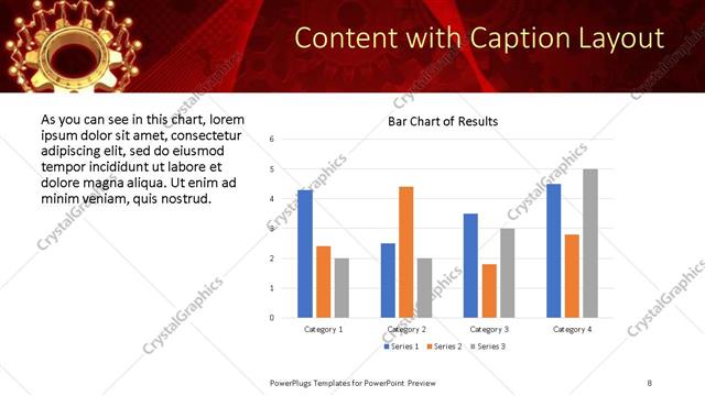 Content with Caption presentation slide layout