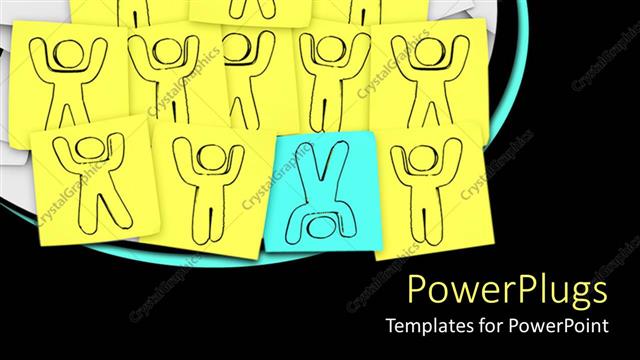  Presentation with stand - A number of figures in the form of drawings