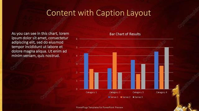 Content with Caption presentation slide layout