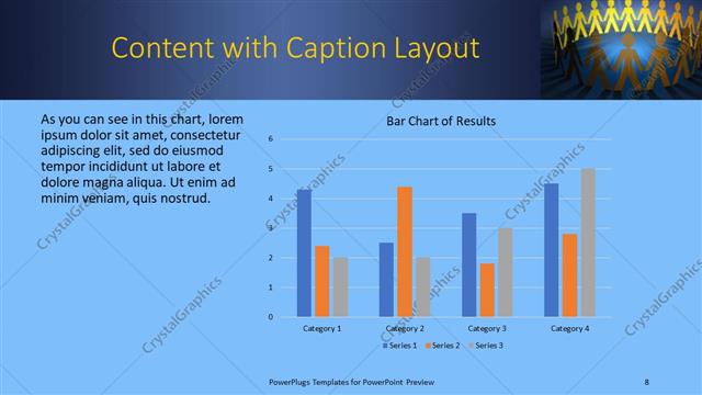Content with Caption presentation slide layout