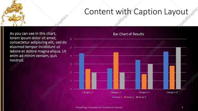 Content with Caption presentation slide layout