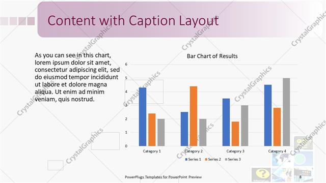 Content with Caption presentation slide layout
