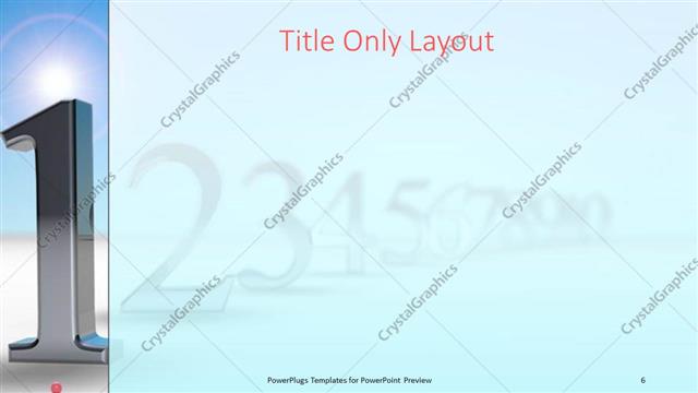 Title Only presentation slide layout