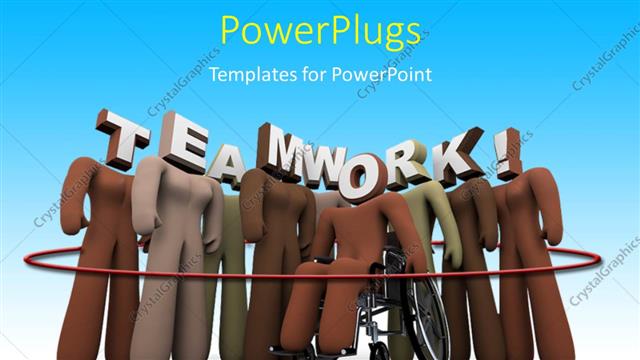  Presentation with team group - A number of figures showing the team work