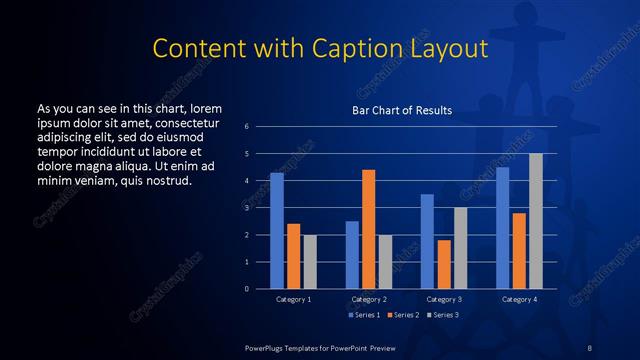 Content with Caption presentation slide layout